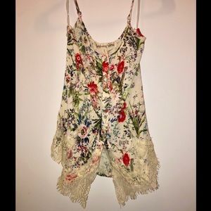 Flowy floral tank